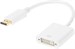 Переходник DisplayPort (m) DVI (f) белый 13870