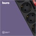 Сетевой фильтр Buro 500SH-3-SW-B 3м (5 розеток) черный (коробка) 500SH-3-SW-B