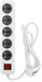Сетевой фильтр Buro 500UNH-5-WG 5м (5 розеток) белый/серый (коробка) 500UNH-5-WG