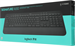 Клавиатура Logitech K650 черный USB беспроводная BT/Radio (подставка для запястий) (920-010954) 920-010954