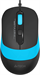 Клавиатура + мышь A4Tech Fstyler F1010 клав:черный/синий мышь:черный/синий USB Multimedia (F1010 BLU F1010 BLUE
