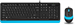 Клавиатура + мышь A4Tech Fstyler F1010 клав:черный/синий мышь:черный/синий USB Multimedia (F1010 BLU F1010 BLUE