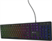 Клавиатура Оклик 550ML черный USB slim Multimedia LED (1061617) 1061617