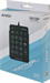 Числовой блок A4Tech FK13P черный USB slim для ноутбука (FK13P BLACK) кабель 1.5м FK13P BLACK