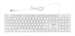 Клавиатура Acer OKW123 белый USB Multimedia (ZL.KBDEE.00D) кабель 1.5м ZL.KBDEE.00D