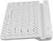 Клавиатура A4Tech FBK30 белый USB беспроводная BT/Radio slim Multimedia (FBK30 WHITE) FBK30 WHITE