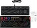 Клавиатура Lenovo Legion K310 RGB черный USB Multimedia for gamer LED (GY41N91872) кабель 1.8м GY41N91872