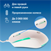 Мышь Оклик 245M белый оптическая 1000dpi USB 3but (471480) 471480