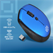 Мышь Оклик 488MW черный/синий оптическая 1600dpi беспров. USB для ноутбука 4but (1196569) 1196569