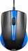 Мышь Оклик 225M черный/синий оптическая 1200dpi USB 3but (288233) 288233