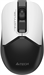 Мышь A4Tech Fstyler FG12S Panda белый/черный оптическая 1200dpi silent беспров. USB 3but FG12S PANDA