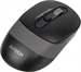 Мышь A4Tech Fstyler FG10S черный/серый оптическая 2000dpi silent беспров. USB для ноутбука 4but (FG1 FG10S GREY