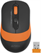 Мышь A4Tech Fstyler FG10S черный/оранжевый оптическая 2000dpi silent беспров. USB для ноутбука 4but  FG10S ORANGE