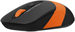 Мышь A4Tech Fstyler FG10S черный/оранжевый оптическая 2000dpi silent беспров. USB для ноутбука 4but  FG10S ORANGE