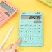Калькулятор настольный Deli Touch EM01531 голубой 12-разр. EM01531
