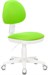 Кресло детское Бюрократ KD-3 салатовый TW-18 крестов. пластик белый KD-3/WH/TW-18