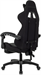 Кресло игровое Zombie Shadow черный/серый с подголов. крестов. пластик подст.для ног пластик черный ZOMBIE SHADOW G