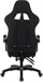 Кресло игровое Zombie Shadow черный/серый с подголов. крестов. пластик подст.для ног пластик черный ZOMBIE SHADOW G
