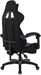 Кресло игровое Zombie Shadow черный/серый с подголов. крестов. пластик подст.для ног пластик черный ZOMBIE SHADOW G