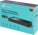 Коммутатор TP-Link TL-SF1008LP (L2) 8x100Мбит/с 4PoE 41W неуправляемый TL-SF1008LP